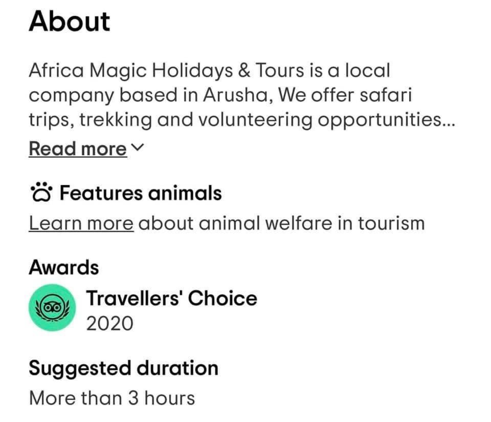 Arusha Holiday Safari Zewnętrze zdjęcie
